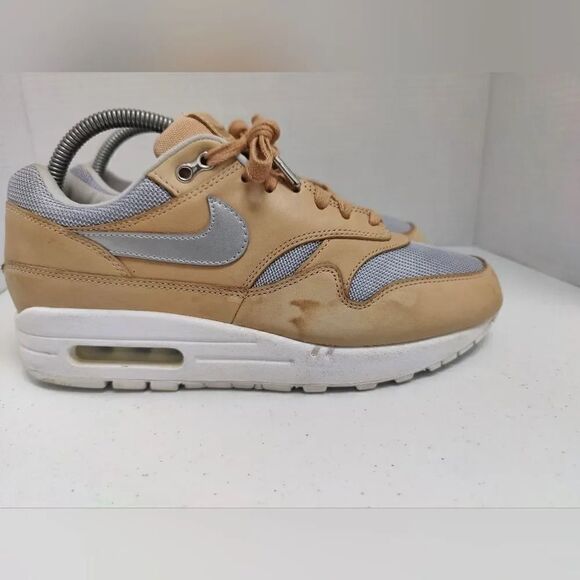 Nike Air Max 1 Premium Vachetta Tan Women's Running 3 Size 8.5 AO0795-200 - Picture 6 of 8